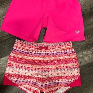 Girls Swim Shorts Bundle Roxy & OshKosh Size 8 Board Shorts